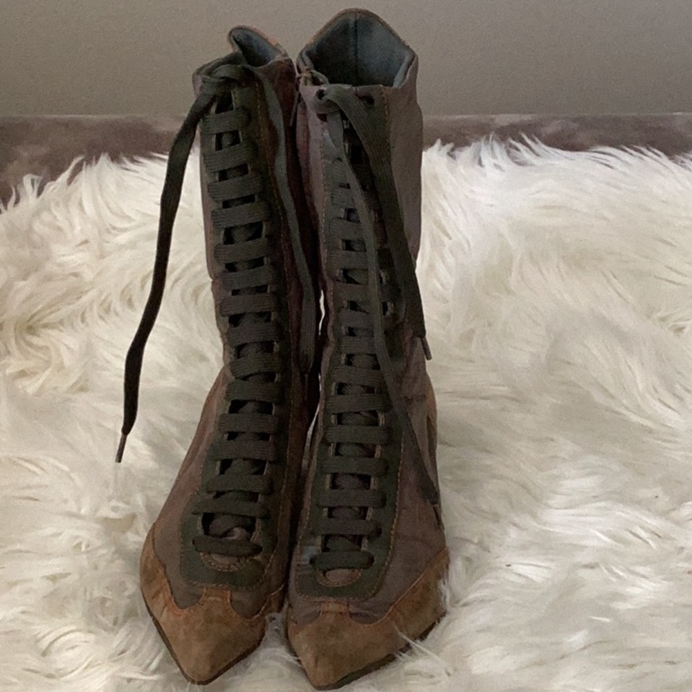 Fornarina khaki boots